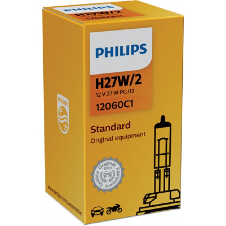 Bec proiector h27w/2 12v pgj13 vision philips - 12060C1 - PHILIPS