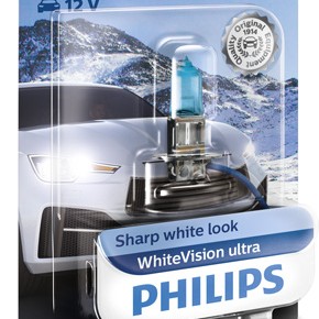 Bec proiector h3 12v white vision ultra (blister) philips