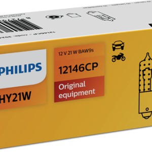Bec semnalizare hy21w 12v set 10 buc philips