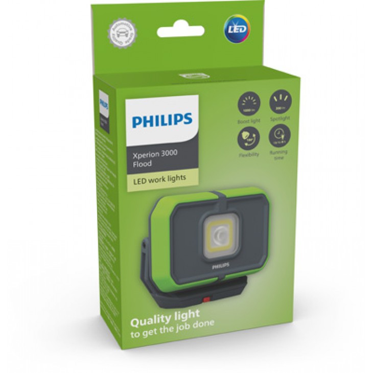 Lampa dubla: proiector 1000 lm si reflector 300 lm philips xperion 3000 - X30FLX1 - PHILIPS