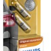 Set 2 becuri 12v h6w bax9s (blister) vision philips - 02844 - PHILIPS