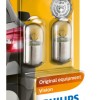 Set 2 becuri auxiliare r10w 12v (blister) vision philips