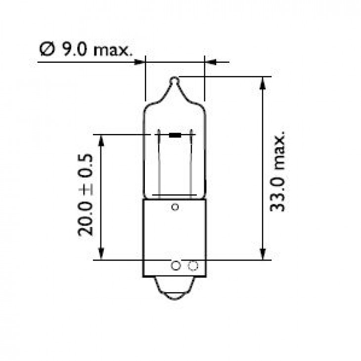 Bec semnalizare hy21w 12v set 10 buc philips - 40914 - PHILIPS