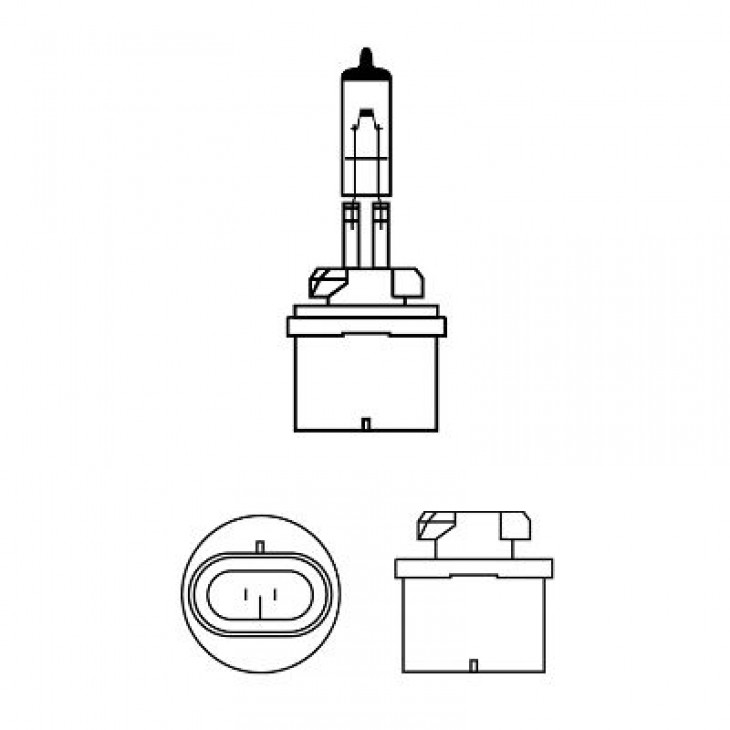 Bec proiector h27w/1 12v pg13 vision philips - 40913 - PHILIPS