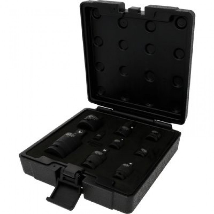 Set de adaptoare de forta de marire si reducere. 9 piese - 515.0100 - KS TOOLS