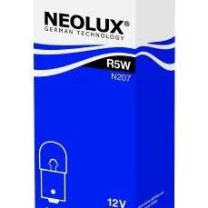 Bec auxiliar 12v r5w ba15s set 10 buc neolux