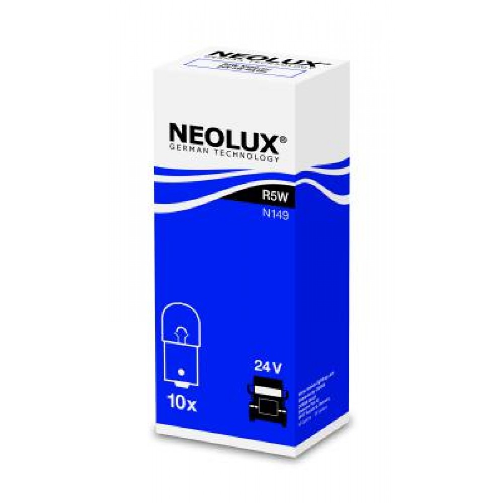 Bec auxiliar 24v r5w ba15s set 10 buc neolux - N149 - NEOLUX