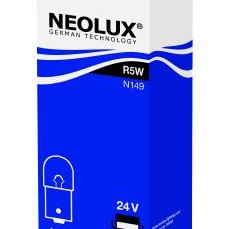 Bec auxiliar 24v r5w ba15s set 10 buc neolux