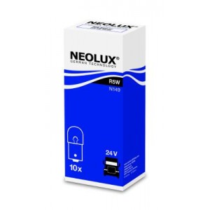 Bec auxiliar 24v r5w ba15s set 10 buc neolux