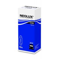 Bec indicator 24v c5w sv8.5-8 set 10 buc neolux