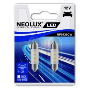 Bec led 12v 0.5w sv8.5-8 blister 2 buc neolux