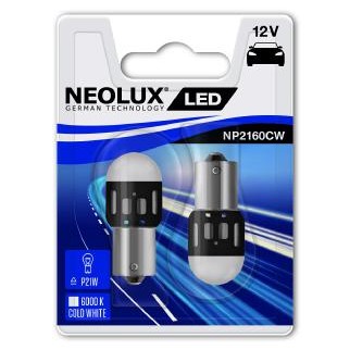 Bec led 12v 1.2w ba15s blister 2 buc neolux