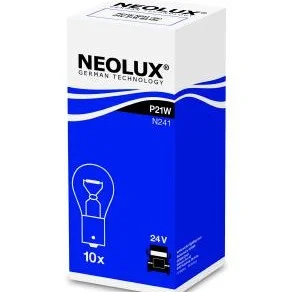 Bec semnalizare 24v p21w ba15s set 10 buc neolux