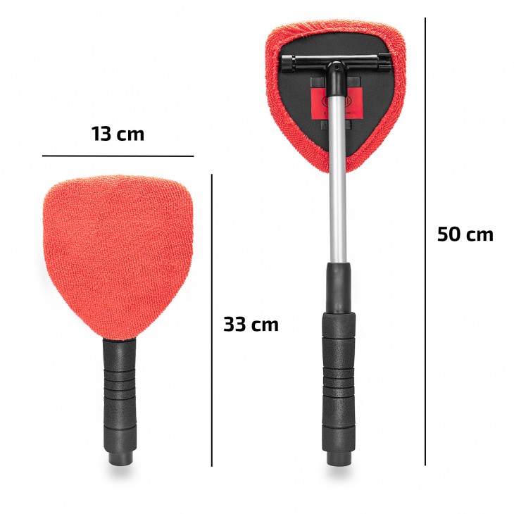 Curatitor parbriz premium aluminiu extensibil 33-50cm cu microfibra - 407630 - HEYNER