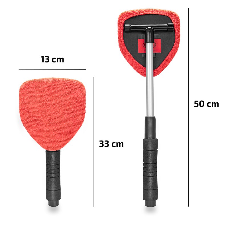 Curatitor parbriz premium aluminiu extensibil 33-50cm cu microfibra - 43314 - HEYNER