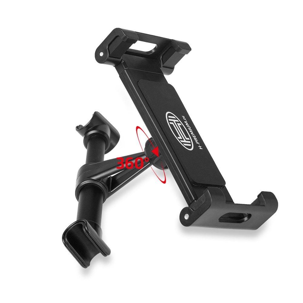 Suport auto premium pentru tableta cu prindere in tetiera - 511860 - HEYNER