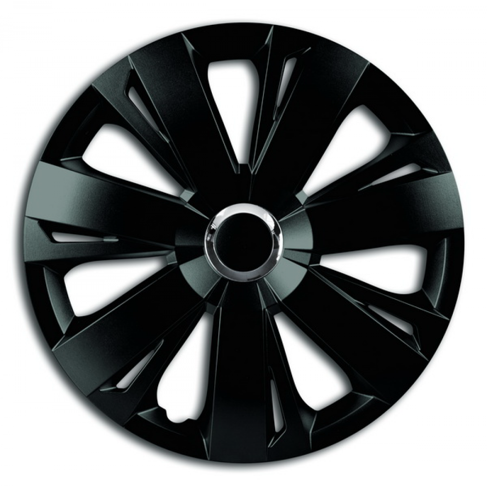 Set capace roti 15` negre cu inel cromat energy - 78580 - MEGA DRIVE