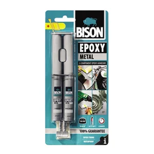 Adeziv epoxidic bicomponent metalic 2x12 ml