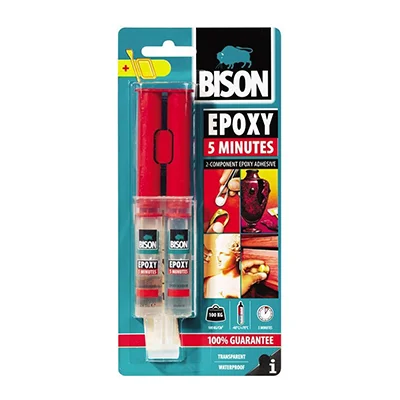 Adeziv epoxidic bicomponent rapid 2x12 ml, BISON