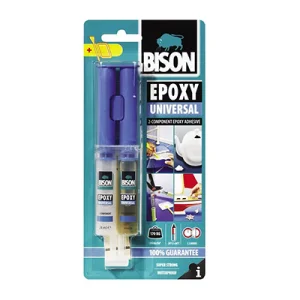 Adeziv epoxidic bicomponent universal 2x12 ml, BISON