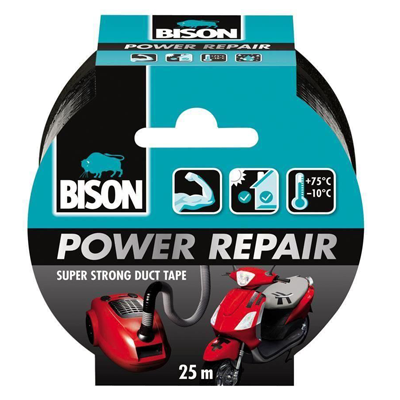 Banda adeziva texturata neagra 50 mm x 25 m