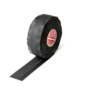 Banda textila cablaje neagra25m/19mm - rezistenta 150c