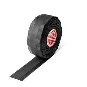 Banda textila cablaje neagra25m/19mm - rezistenta 150c, TESA