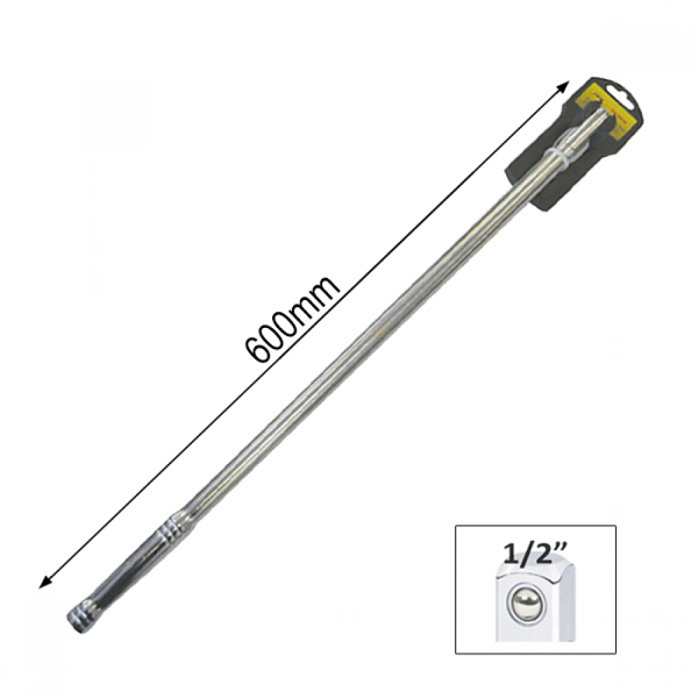 Bara t de forta 1/2 600 mm jbm - 52526 - JBM