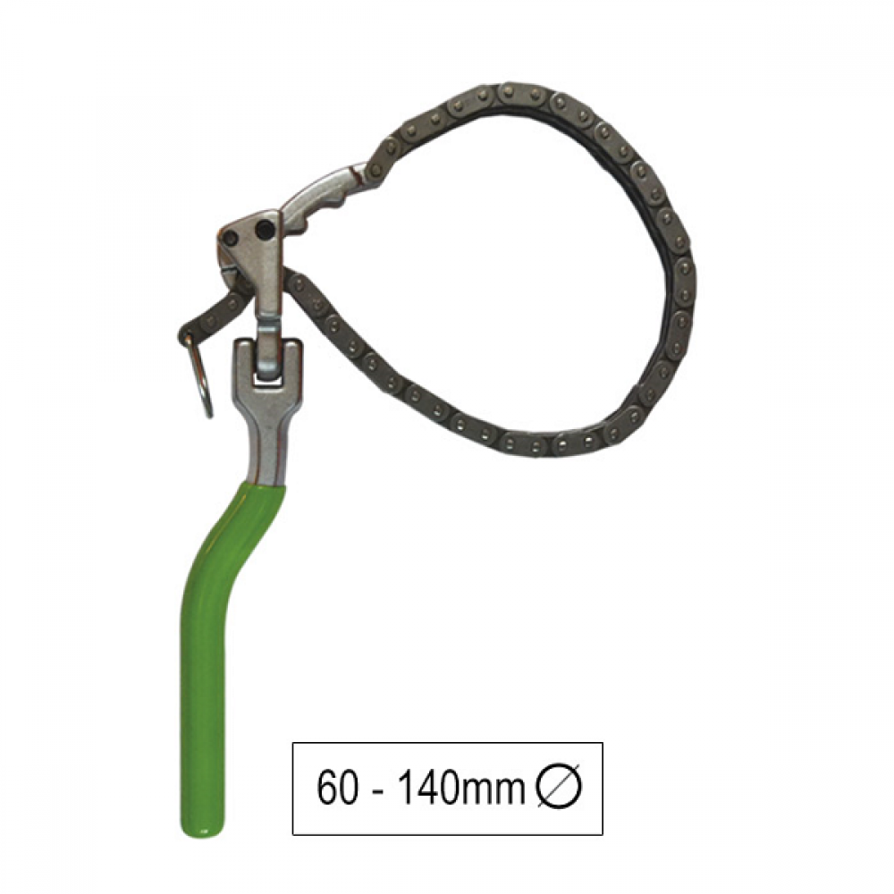 Cheie filtru de ulei cu lant 60-140 mm jbm - 52607 - JBM