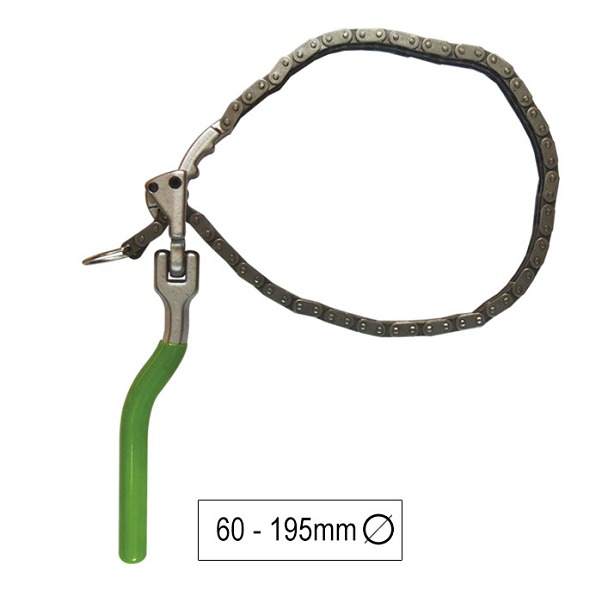 Cheie filtru de ulei cu lant 60-195 mm jbm - 00547 - JBM