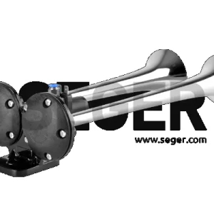 Claxon crom camion cu doua goarne 24v 1a, SEGER