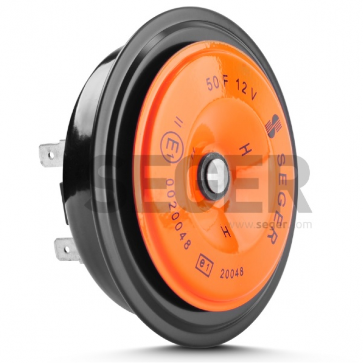 Claxon electromagnetic 12v 5a ton inalt - 50FI12.100.02K - SEGER
