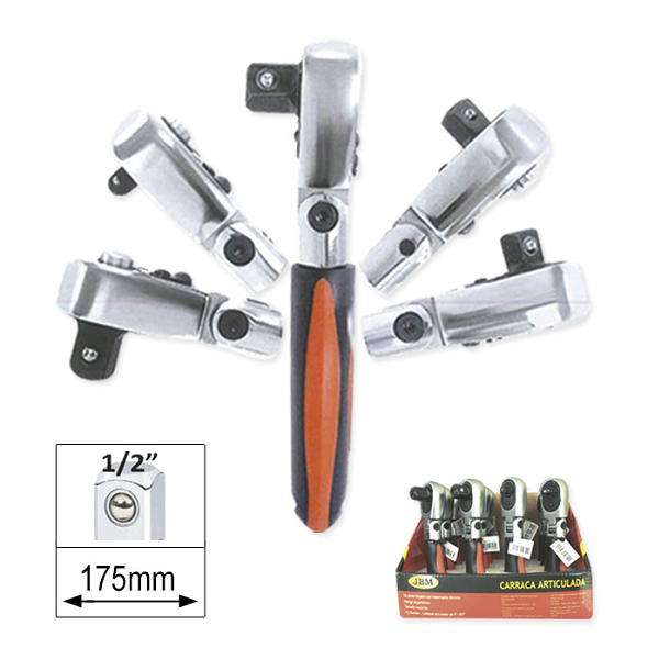 Clichet articulatscurt cu 72 dinti - 1/2` jbm