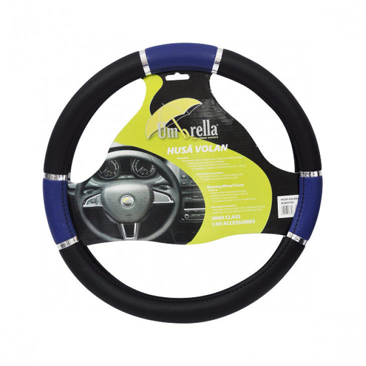 Husa volan lux albastru 37-39 cm - 07834 - UMBRELLA