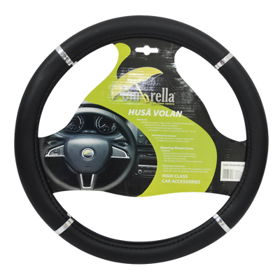 Husa volan pro negru 37-39 cm - 07843 - UMBRELLA