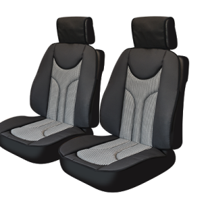 Huse scaun anatomic negru - set 2 buc