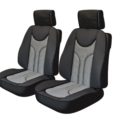 Huse scaun anatomic negru - set 2 buc