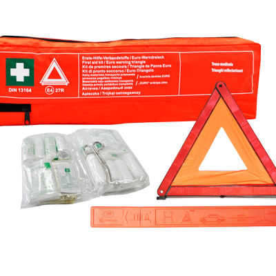 Kit triunghi si trusa medicala