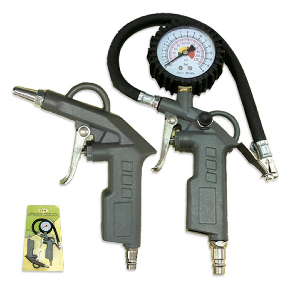 Pistol de aer + pistol pt. umflat pneuri jbm - 51981 - JBM