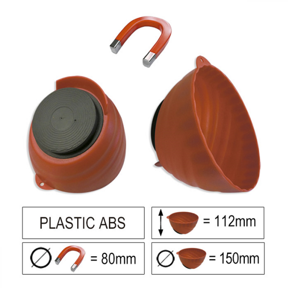 Recipient magnetic jbm - 52466 - JBM