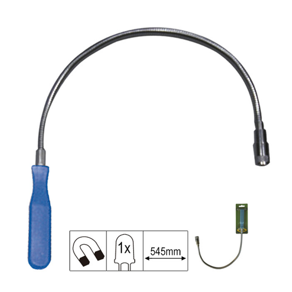 Recuperator flexibil cu magnet si led jbm - 52473 - JBM