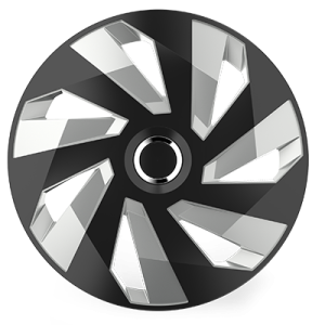 Set capace roti 15` vector rc silver&black