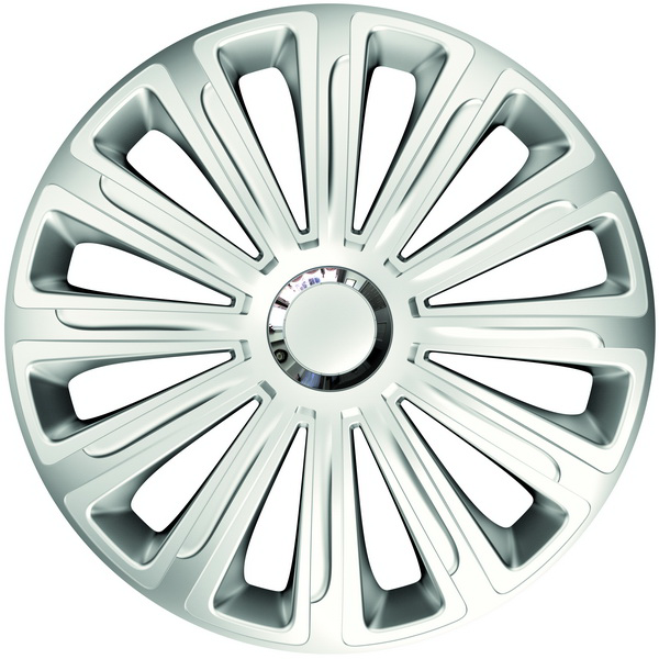 Set capace roti 16` cu inel cromat trend