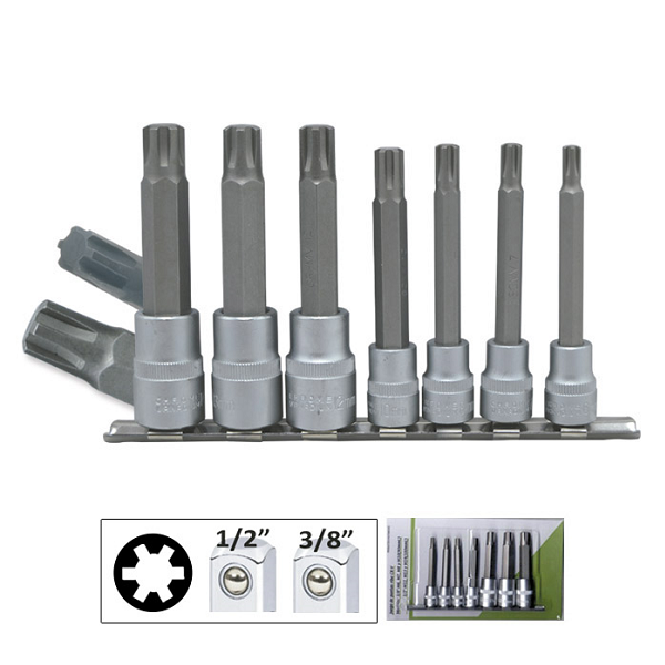 Set capete tubulare torx ribe jbm - 00377 - JBM