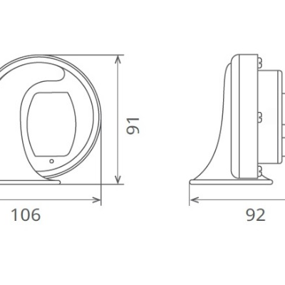 Set claxoane electromagnetice 12v 6a+6a ton inalt si jos - 45886 - SEGER