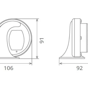 Set claxoane electromagnetice cu releu 12v 6a+6a ton inalt si jos, SEGER