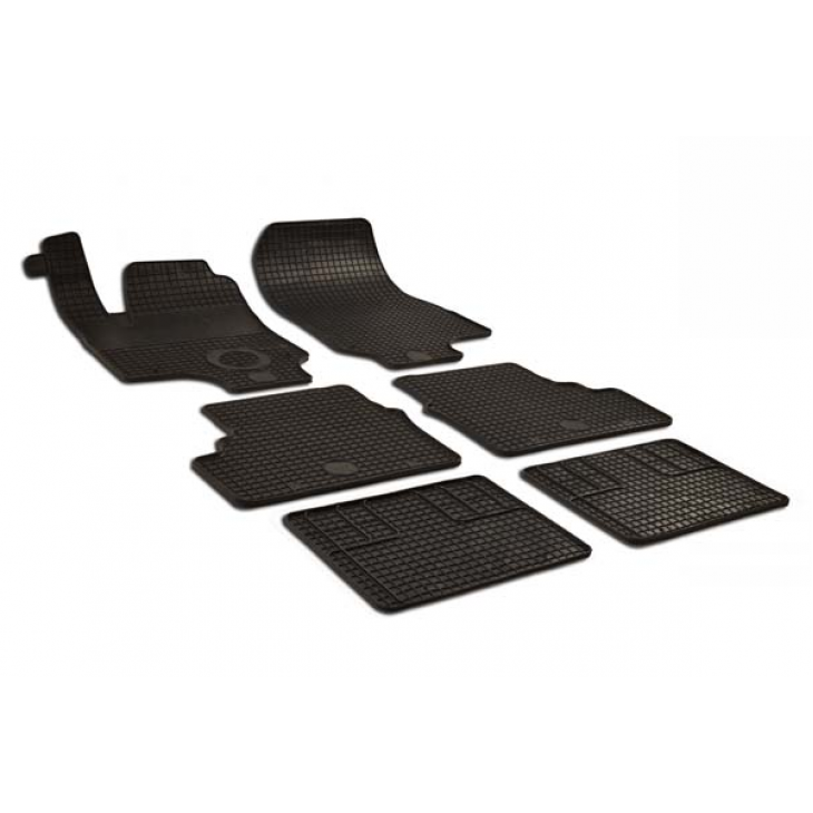 Set covorase auto cauciuc umbrella pentru opel zafira a (1999-2004) -6pcs