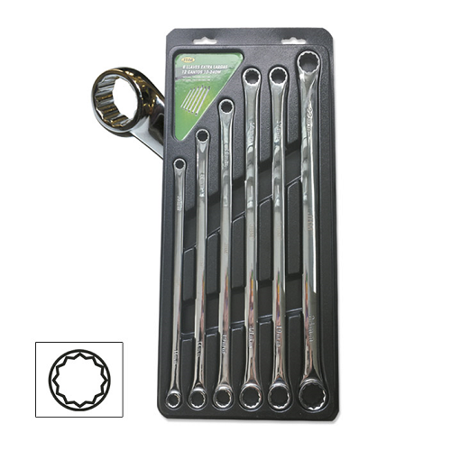 Set de 6 chei inelare extralungi 12 fete jbm - 00145 - JBM