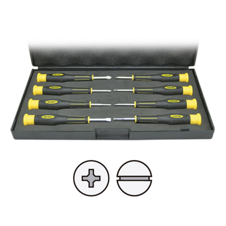 Set de 8 surubelnite scurte jbm - 52500 - JBM