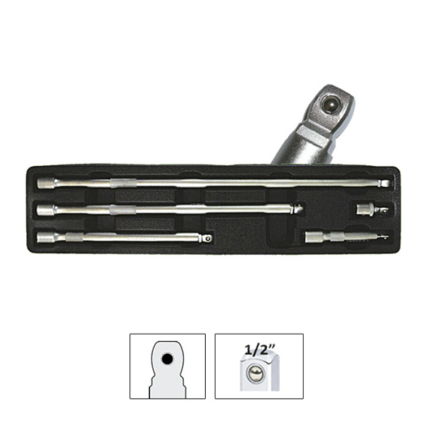 Set de prelungitoare 1/2` cu cap semirotund jbm - 94780 - JBM